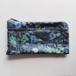 ☆受注制作☆お馬ちゃんクリアポーチ B5・L字ファスナーポーチ