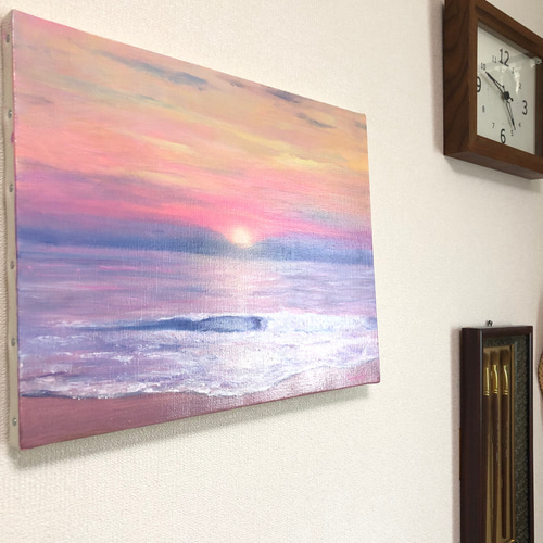 油絵原画 油絵、背景、無題 Amazon | 高瀬三郎 「春雪の九重山」 絵画 風景画