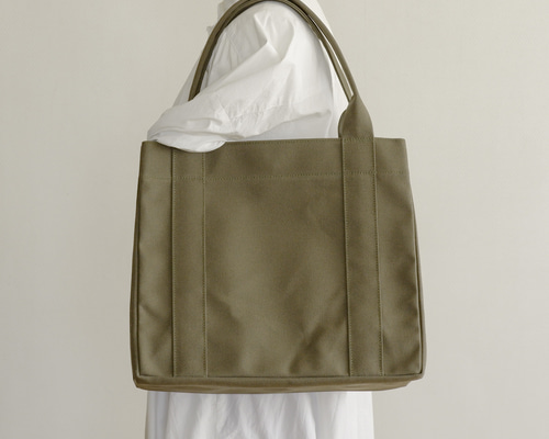 トートバッグ03 BOX オリーブ / 8号帆布 トートバッグ aoya bags 通販