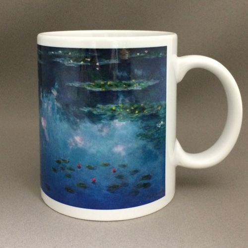 モネ 睡蓮、ゴッホ 夜のカフェテラス マグカップ2個セット