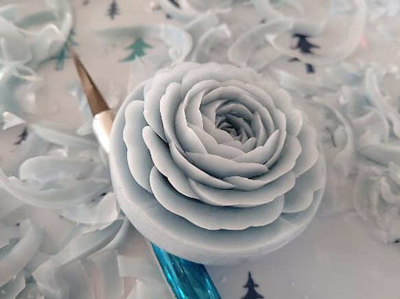 石鹸のバラと花かざり・ソープカービング/石鹸彫刻 5枚目の画像
