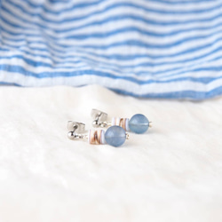 フローライト ピアス（スタッド・一粒） の人気通販｜Creema(クリーマ