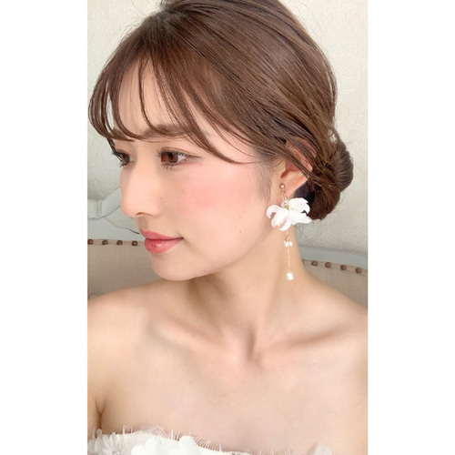 ME112 ウェディングイヤリング 結婚式 ブライダル ウェディング ピアス