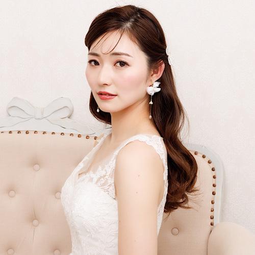 ME112 ウェディングイヤリング 結婚式 ブライダル ウェディング ピアス