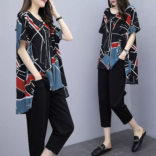 373セットアップ レディース 春夏 40代 20代 夏服 薄手 涼しい