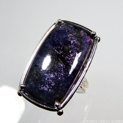 ブラッドショット アイオライト リング / Bloodshot Iolite Ring 6枚目の画像