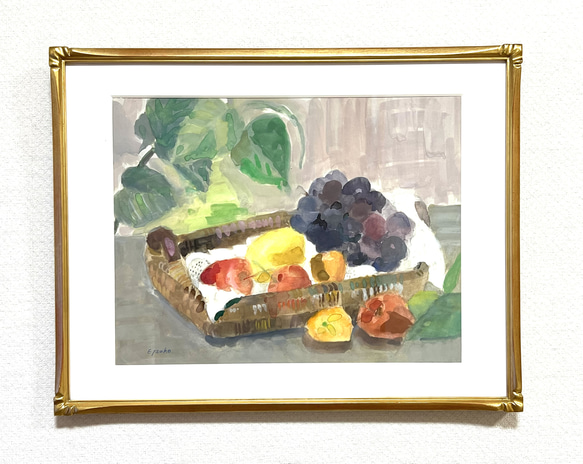 肉筆油彩画 「備前と椿」 萩原 淳 F6号 美術品 油絵 インテリア