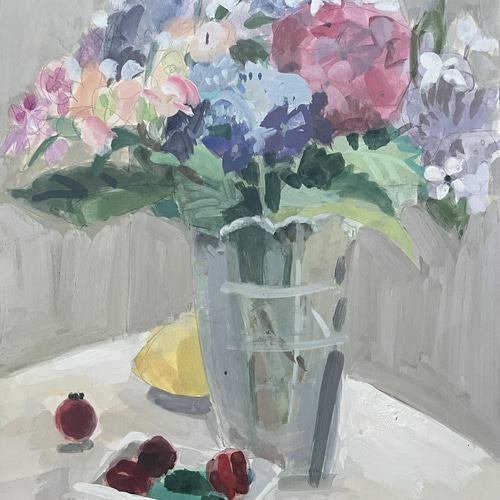 水彩画　F6号 水彩画 手描き F6号 原画 | Atelier Porta