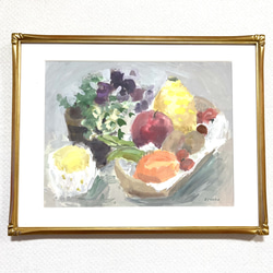水彩画 静物 F6号 絵画 ew 通販 14448498｜Creema(クリーマ)