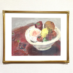 サイン付き　水彩画 果物の絵 '67年 61Gf7od8T2L._UF350,350_QL50_.jpg