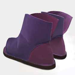 Back Slit Canvas Boots 2 第3張的照片