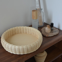 rattan tray（ L size）/ラタン トレー 4枚目の画像