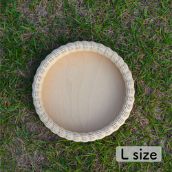 rattan tray（ L size）/ラタン トレー 1枚目の画像