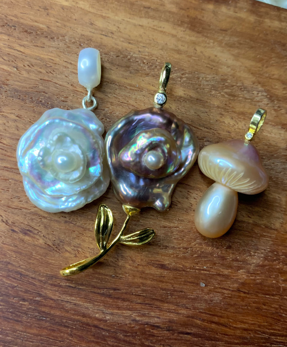 极美品♥本真珠 淡水パールルース バロックパール ネックレス 