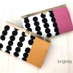 北欧風＊シャーリングドット柄・長財布 長財布 kogona 通販｜Creema 