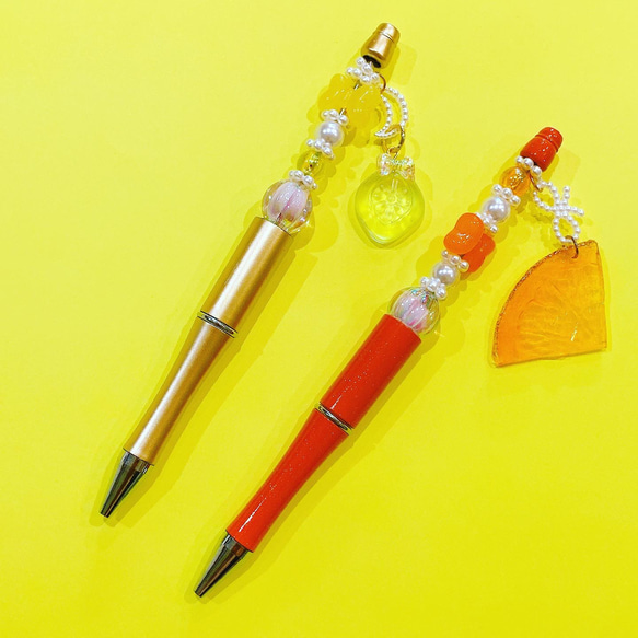 手作りチャーム付き】カスタマイズボールペン(1本売り) ペン