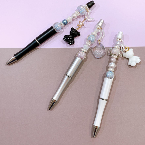 手作りチャーム付き】カスタマイズボールペン(1本売り) ペン