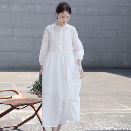 シルク レース ワンピース ドルチェ＆ガッバーナ】ロングワンピース