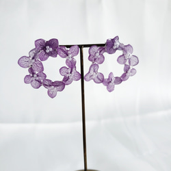 小さな紫陽花　リース　ラベンダー《受注製作》 3枚目の画像