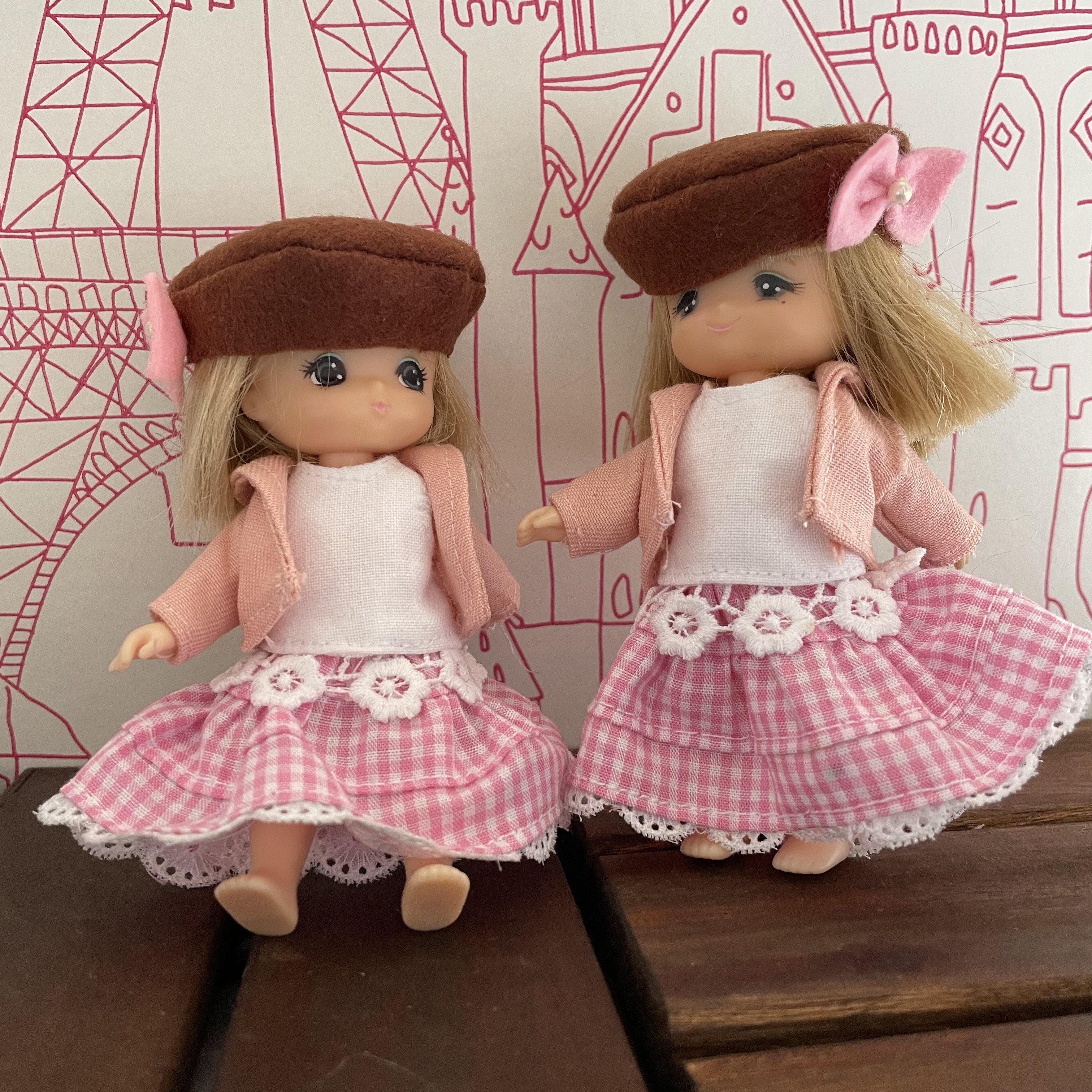 れーちゃん M'S GRACY フレアスカート 36 ピンク グレー ♡エムズグレイシースカート♡ 新品 36サイズ(S) 桜ピンク色