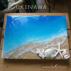 『沖縄の海を感じる』Summer Vacation☆レジンアート 1枚目の画像