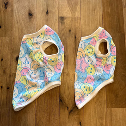 犬服　ドット柄タンクトップ DM ハンドメイド m】犬服タンクトップ muum】犬服 ドット柄 タンクトップ/犬服