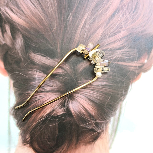 再販】*kouseki *littleflower*＊ ヘアスティック かんざし amiru.95 