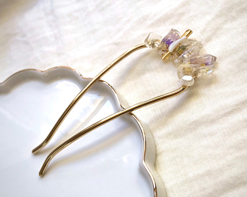 懸賞 当選品 リリエダニエル ヘアアクセサリー  かんざし ヘアスティック 懸賞 当選品 リリエダニエル ヘアアクセサリー かんざし ヘア