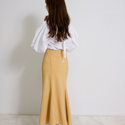 マーメイド シルエット カラー スカート 15枚目の画像