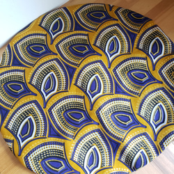 アフリカ布で作ったサークルバッグ 5枚目の画像
