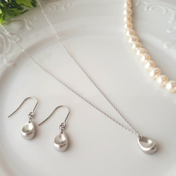 Bisou Simple 14ktゴールド＆パールネックレス Ф 14kgf。。】再販③セット。プチぷっくりしずく型 ゴールド