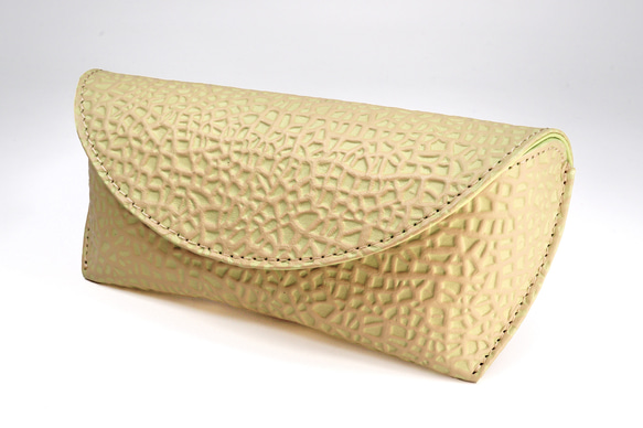 メロンな眼鏡ケース（牛革製） 11枚目の画像