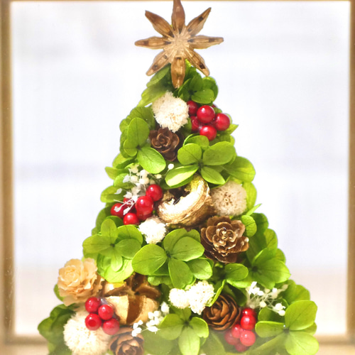 2024 green×whiteのクリスマスアレンジメント③ 2024 green×whiteのクリスマスアレンジメント③