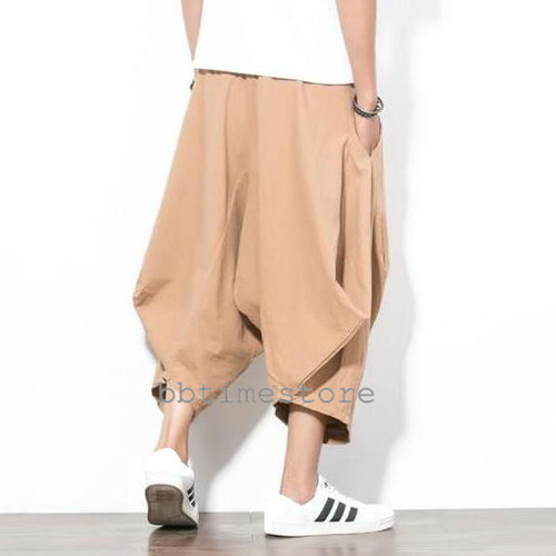 【Y's for men】ワイズフォーメン　麻ワイドパンツ サルエルパンツ サルエルパンツ メンズ 麻ズボン リネンパンツ 夏 ズボン ワイド