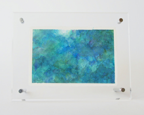 絵画 水面 煌めく水面 絵画原画 - メルカリ