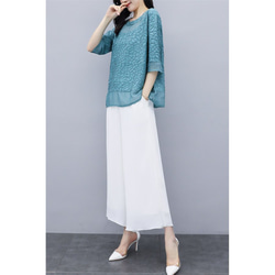 749セットアップ レディース 春夏 40代 20代 夏服 薄手 涼しい