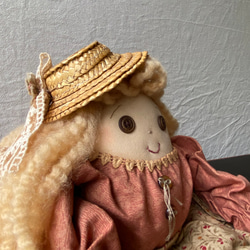 カントリードール♡ハンドメイド♡お人形♡ブラウン♡ カントリードール♡ハンドメイド♡お人形♡ピンク♡ - メルカリ