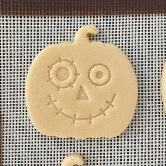 【ハロウィン】NEWかぼちゃ(大)　クッキー型（線スタンプ付き） 8枚目の画像