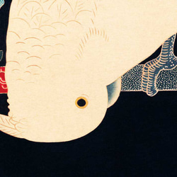 伊藤若冲、オウム、応用が利くポスター、日本画、和モダン、古民家だけじゃない、色々なインテリアスタイルに【J-0083】 4枚目の画像
