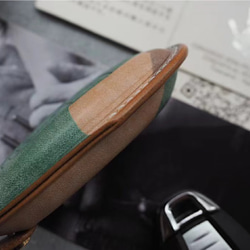 Suzuki鈴木スズキ スマートキーケース 本革の手縫い 名入れ可 カラーが選べる 5枚目の画像
