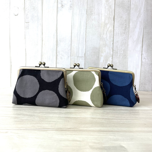 親子がま口財布 にじみ水玉 がま口 makopan 通販 14452653｜Creema