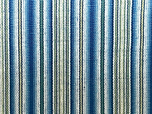伝統織物 小倉織 ■つゆくさ■おはじきのピアスS 4枚目の画像