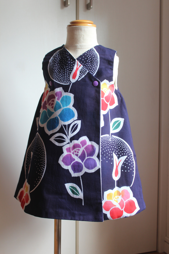 ファミリア マリンワンピース 70 90 姉妹コーデ yori×familiar 初の