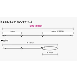 受注制作　パラコード　カフェリード　小型犬〜 15枚目の画像