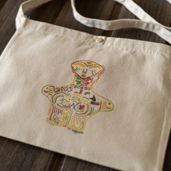 ［旅する縄文］サコッシュ 長岡土偶01 2枚目の画像