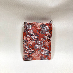 和柄ポシェット・サコッシュ　高級西陣織金襴　桜に百花 6枚目の画像