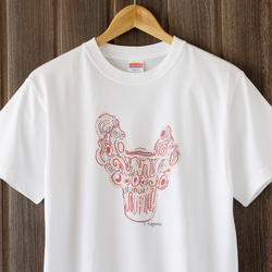 ［旅する縄文］Tシャツ 長野土器01（ホワイト） 1枚目の画像