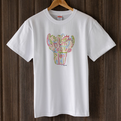 ［旅する縄文］Tシャツ 津南土器01（ホワイト） 2枚目の画像