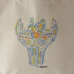 ［旅する縄文］トートバッグ 十日町土器02（ナチュラル） 3枚目の画像