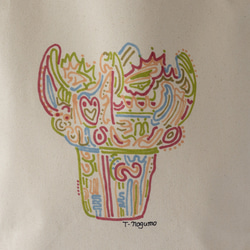 ［旅する縄文］トートバッグ 津南土器01（ナチュラル） 3枚目の画像